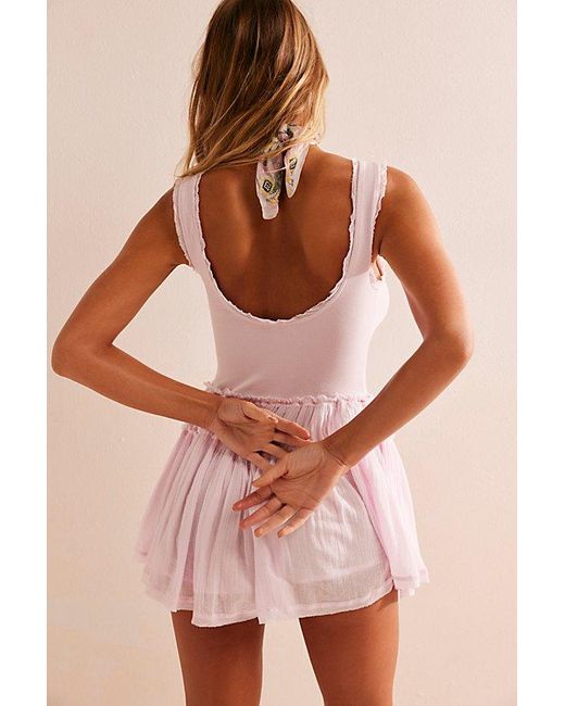 free-est Pink Izi Drop-waist Mini