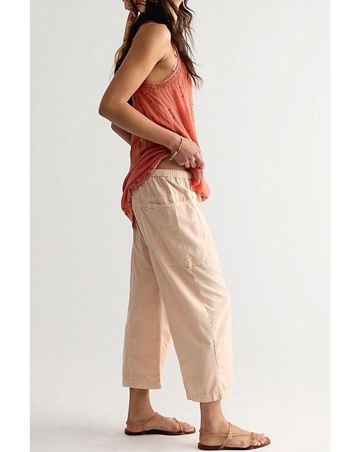 Free People Natural Need You Now Solid Cotton-Poplin Harem Pants