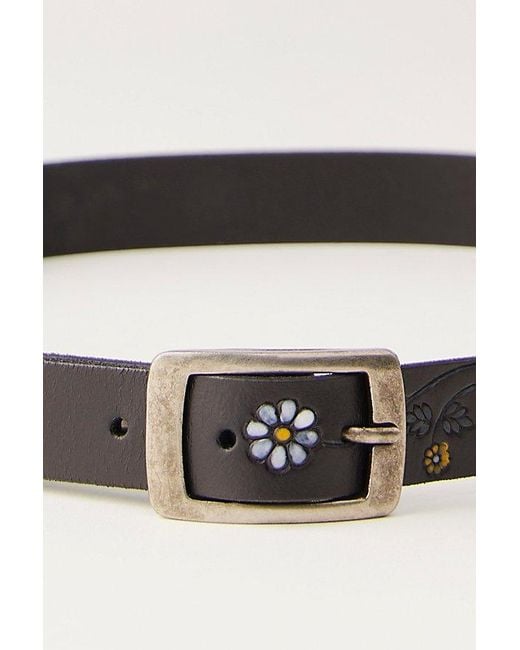 Free People Black Petra Leather Belt