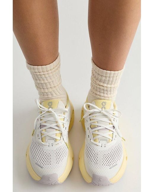 On Shoes Yellow Cloudrunner 3 Max Sneakers