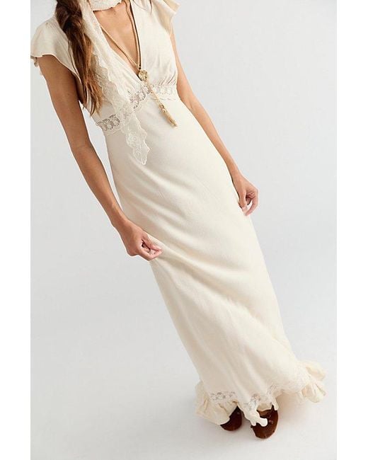 Free People Natural Eternal Soul Solid Maxi Dress