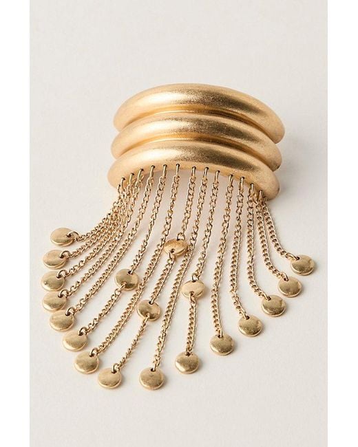 Free People Black Yellowstone Pony Fringe Cuff