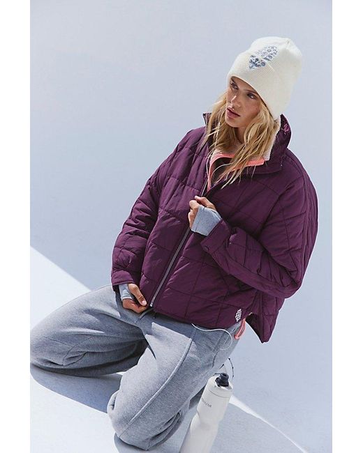 Fp Movement Purple Pippa Packable Puffer Jacket
