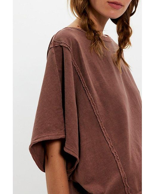 Free People Red Next Level Tee