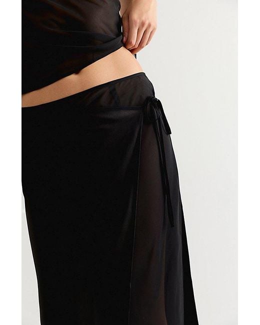 Ownley Black Ricky Maxi Skirt Set