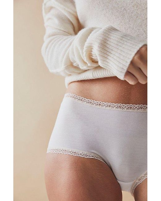 Free People Natural Care Fp Low-rise Hipster Undies
