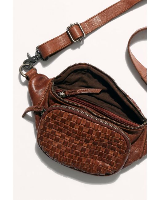 Hermes Cognac Brown Leather Gold Travel Carryall Bum Fanny Pack Waist Belt  Bag