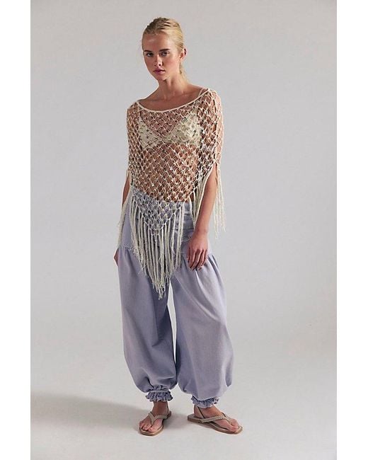 Urban Outfitters Brown Mountain Strings Poncho