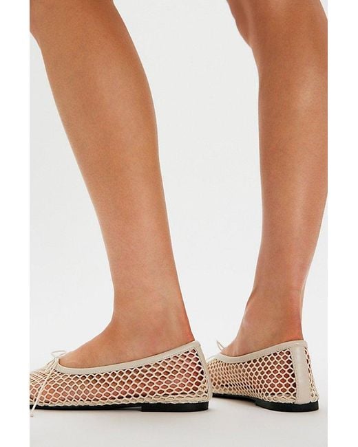 Rebecca Minkoff White Maybe Mesh Flats By