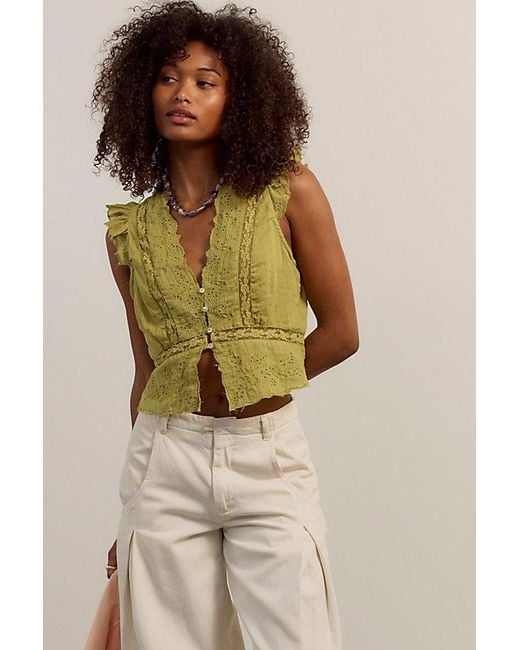 Free People Multicolor Day Dreamer Top