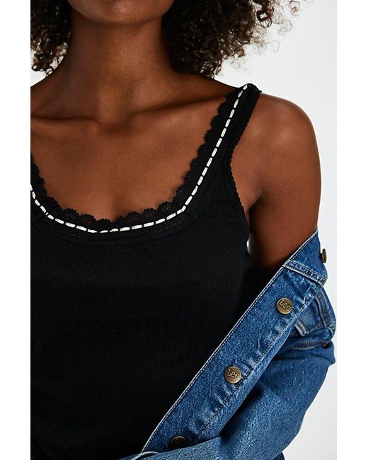 Intimately By Free People Black Only You Tank Top