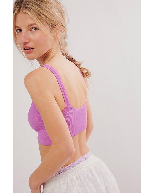 Free People Pink Lost On You Bralette