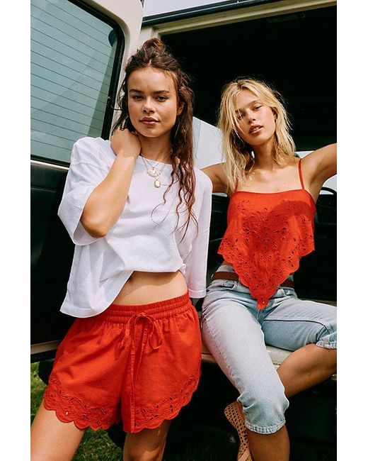 Free People White We The Free Perfect Oversized Tee