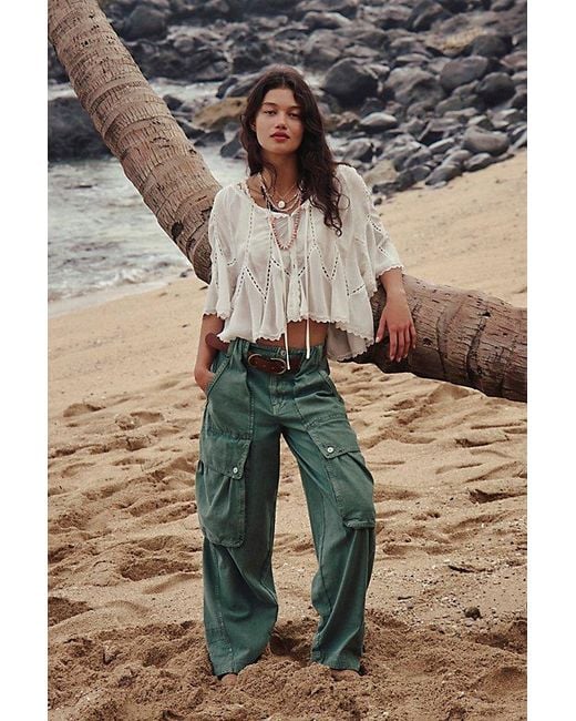 Free People Multicolor We The Free Brentwood Slouchy Cargo Pants