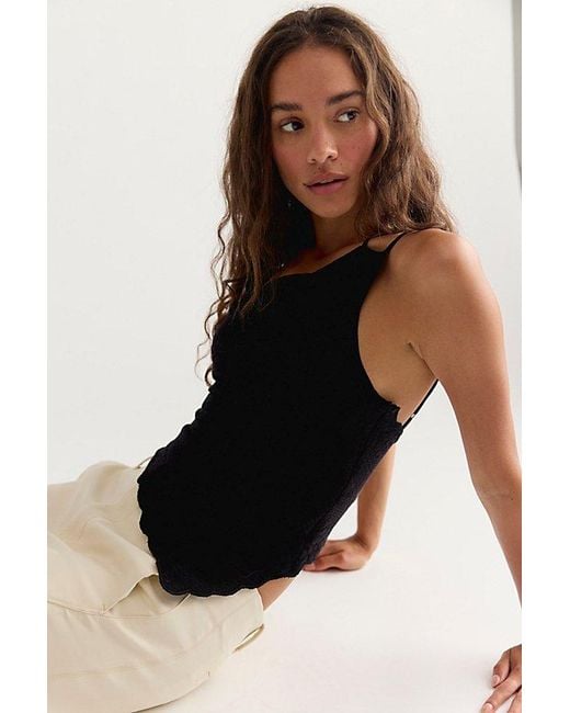 Free People Blue Clover One-Shoulder Top