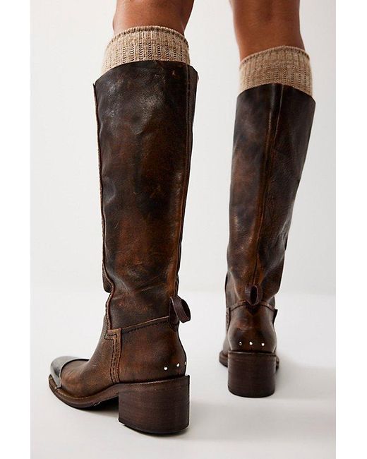 Free People Brown We The Free Beau Tall Rider Boots