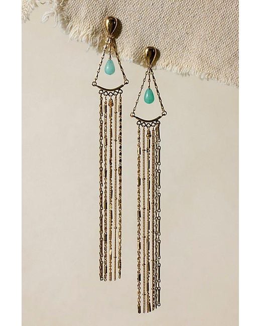Free People Natural Cassis Dangle Earrings