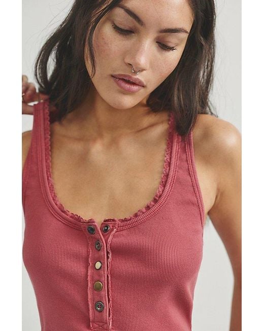 Free People Red Ryder Tank Top