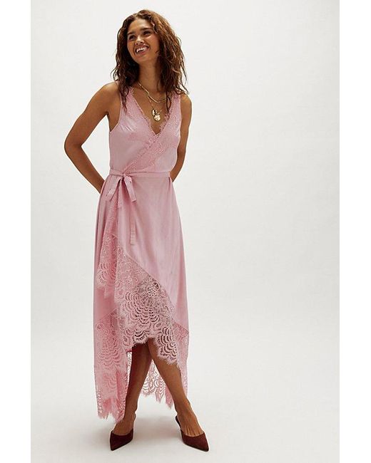 Nigel Preston Pink Wrap Soho Dress
