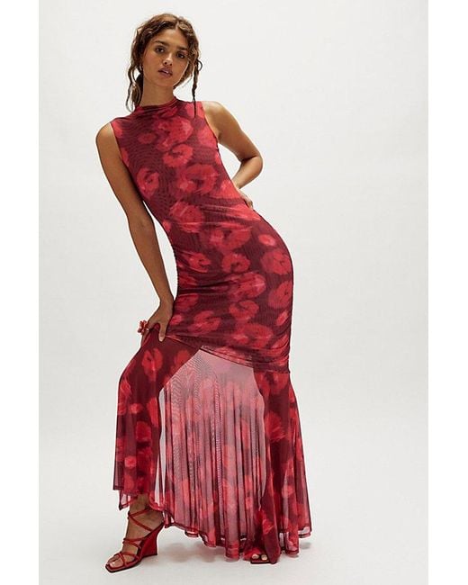 open lace back dress ONE OF ONE BOW MIDI DRESS – AKIRA