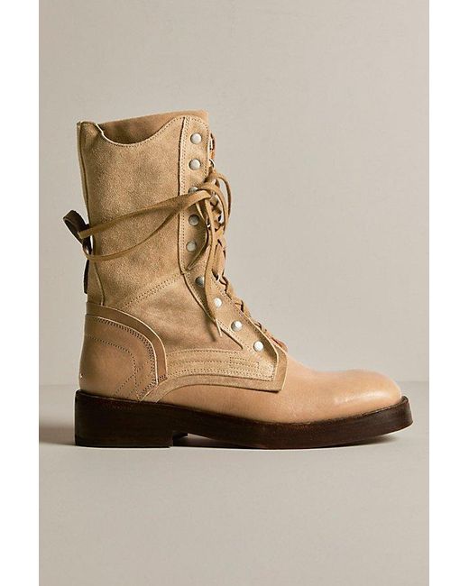 Free People Natural We The Free Jesse Lace Up Boots