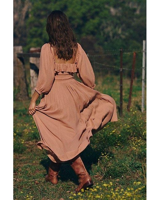 free-est Multicolor Oasis Midi Dress By