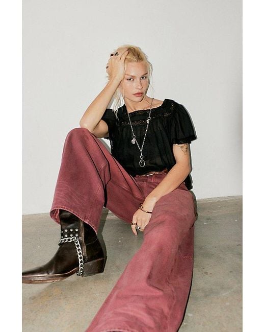 Free People Multicolor Aiden Chain Boots Shoe