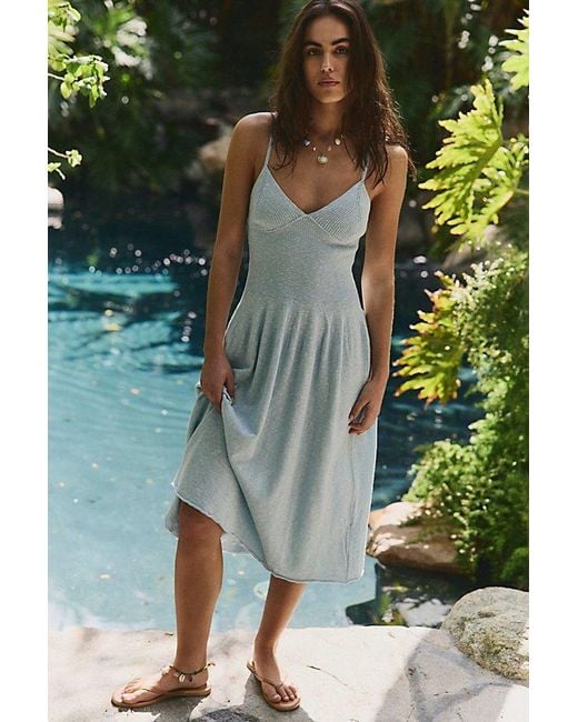 free-est Green Tula Sweater Midi