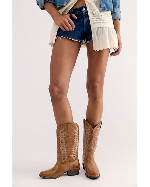 Matisse Blue Appaloosa Vegan Western Boots By