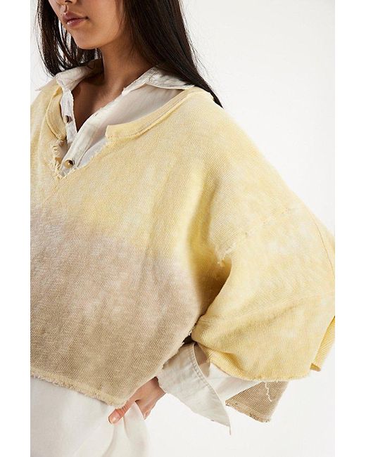 Free People Natural After Midnight Washed Tee