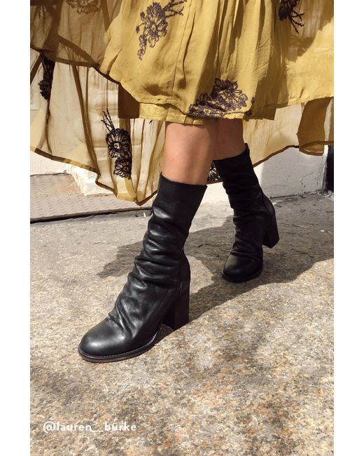 elle block heel boot free people