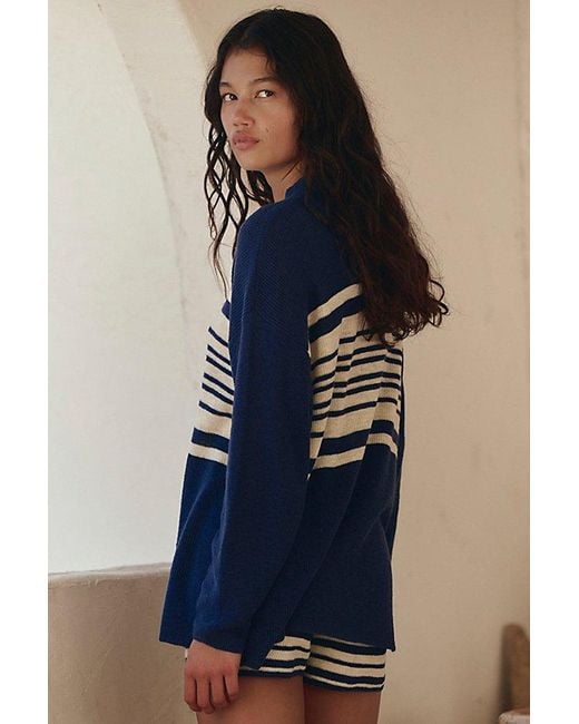 free-est Blue Malibu Surf Sweater Co-Ord By