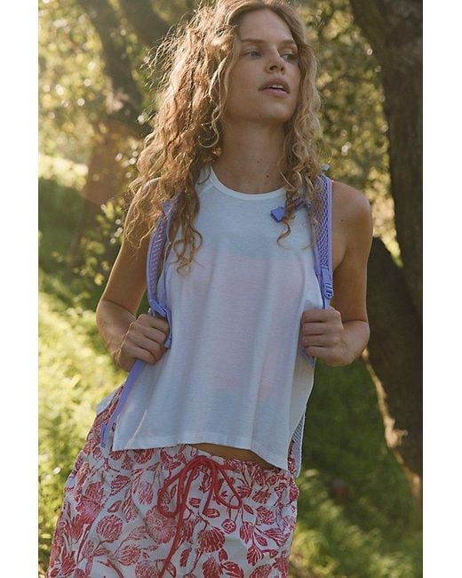Fp Movement Tempo Flash Finish Uv Protection Tank in Black | Lyst