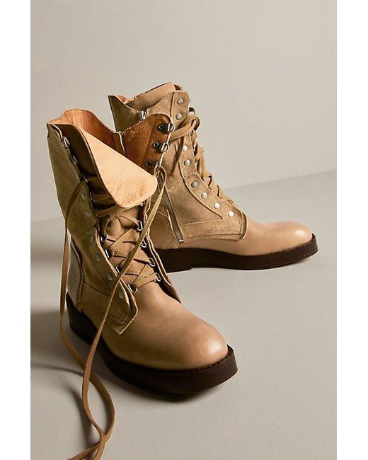 Free People Natural We The Free Jesse Lace Up Boots