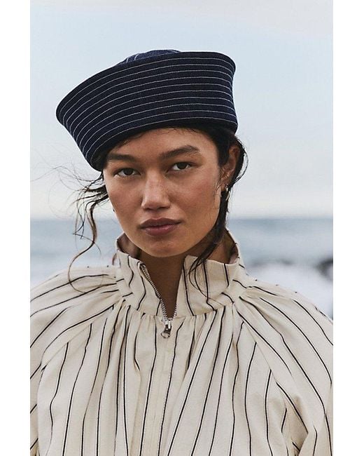 Free People Blue Emmery Sailor Hat