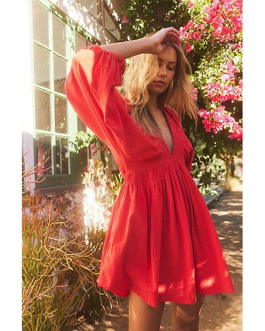 Free People Red For The Moment Mini
