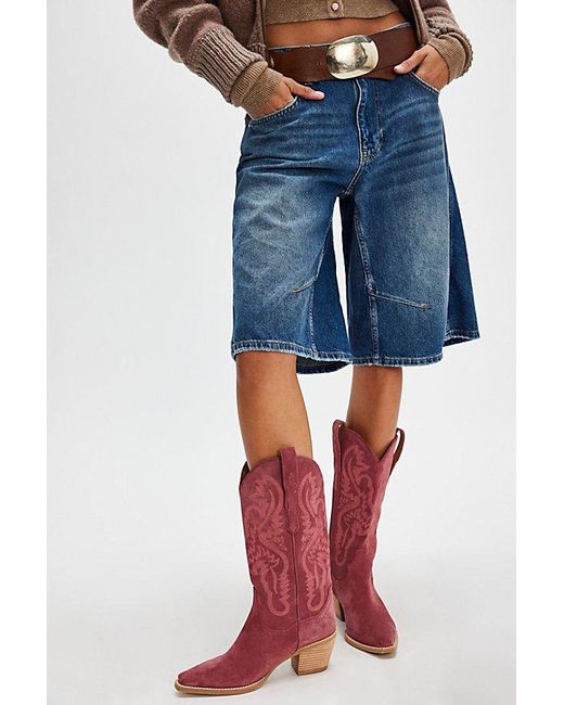Jeffrey Campbell Blue Dagget Western Boots