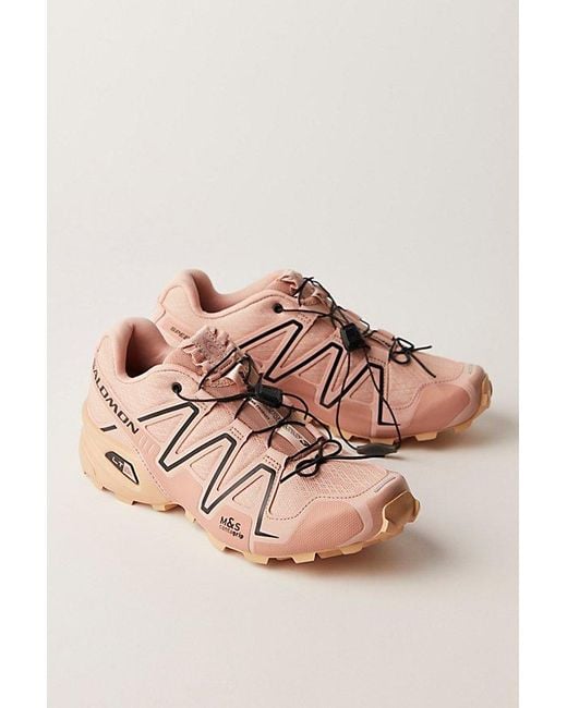 Salomon Brown Speedcross 3 Satin Sneakers