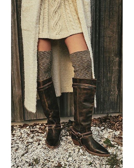 Free People Black We The Free Ashland Harness Boots