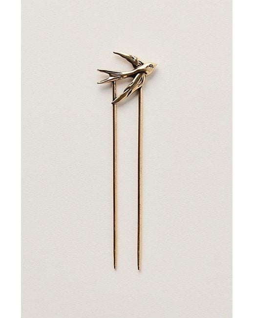 Free People Natural Novelty Animal Hair Pin