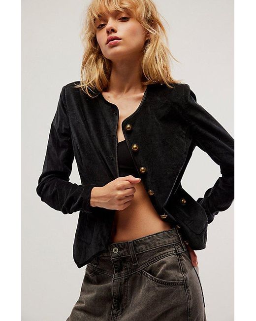Free People Becky Jacket At In Black, Size: Xs