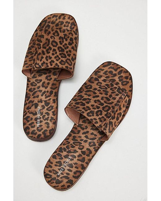 Free People Black Verona Slide Sandals