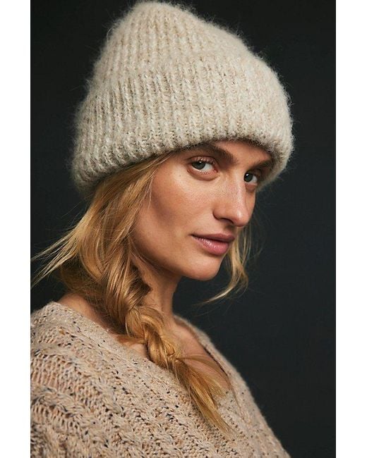 Free People Blue Frostline Beanie