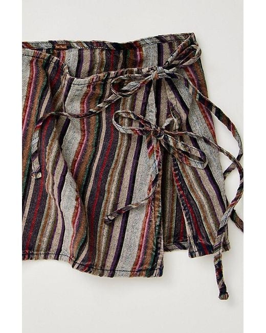 Free People Multicolor Beach Break Stripe Sarong
