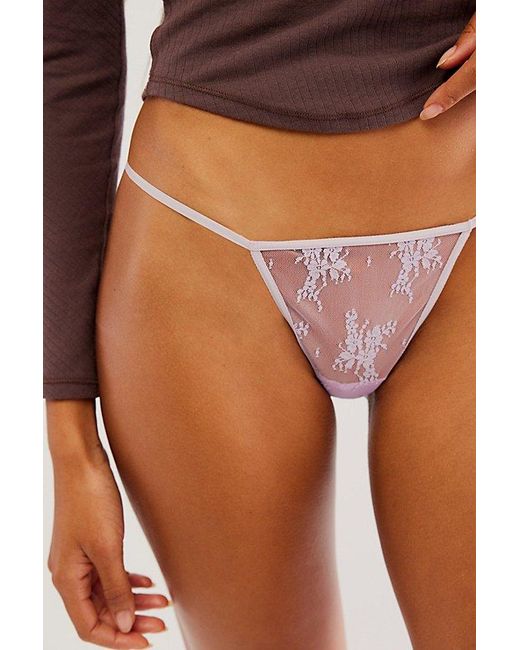 Free People Red Call Me Pretty G-string Undies