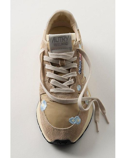 Autry Multicolor Reelwind Low Embroidered Sneakers