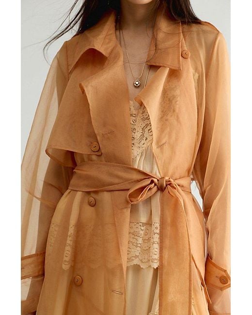 Nigel Preston Multicolor Organza Trench