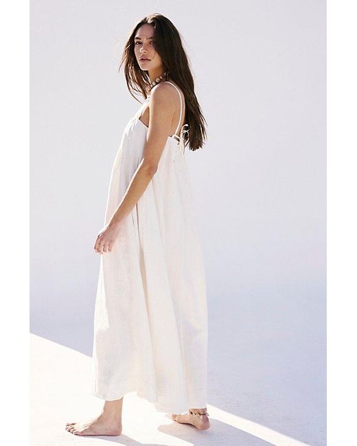 Free People White All For Sun Maxi