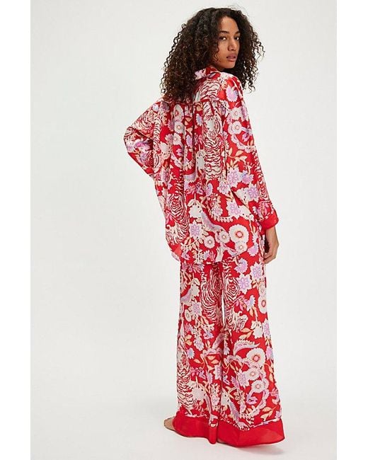 Intimately By Free People Dreamy Days Pyjama Set in Red Lyst UK