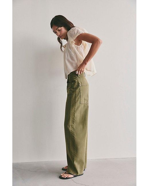 Free People Multicolor Truro Baggy Puddle Jeans
